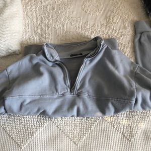 Brandy Melville quarter zip oversized